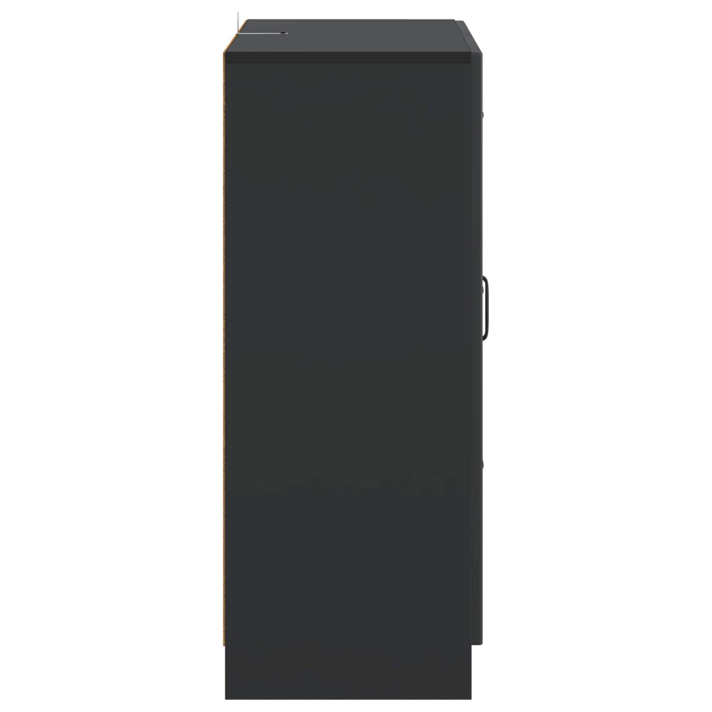 Dressoir met lade Zwart 66 x 34,5 x 87 cm Bewerkt hout