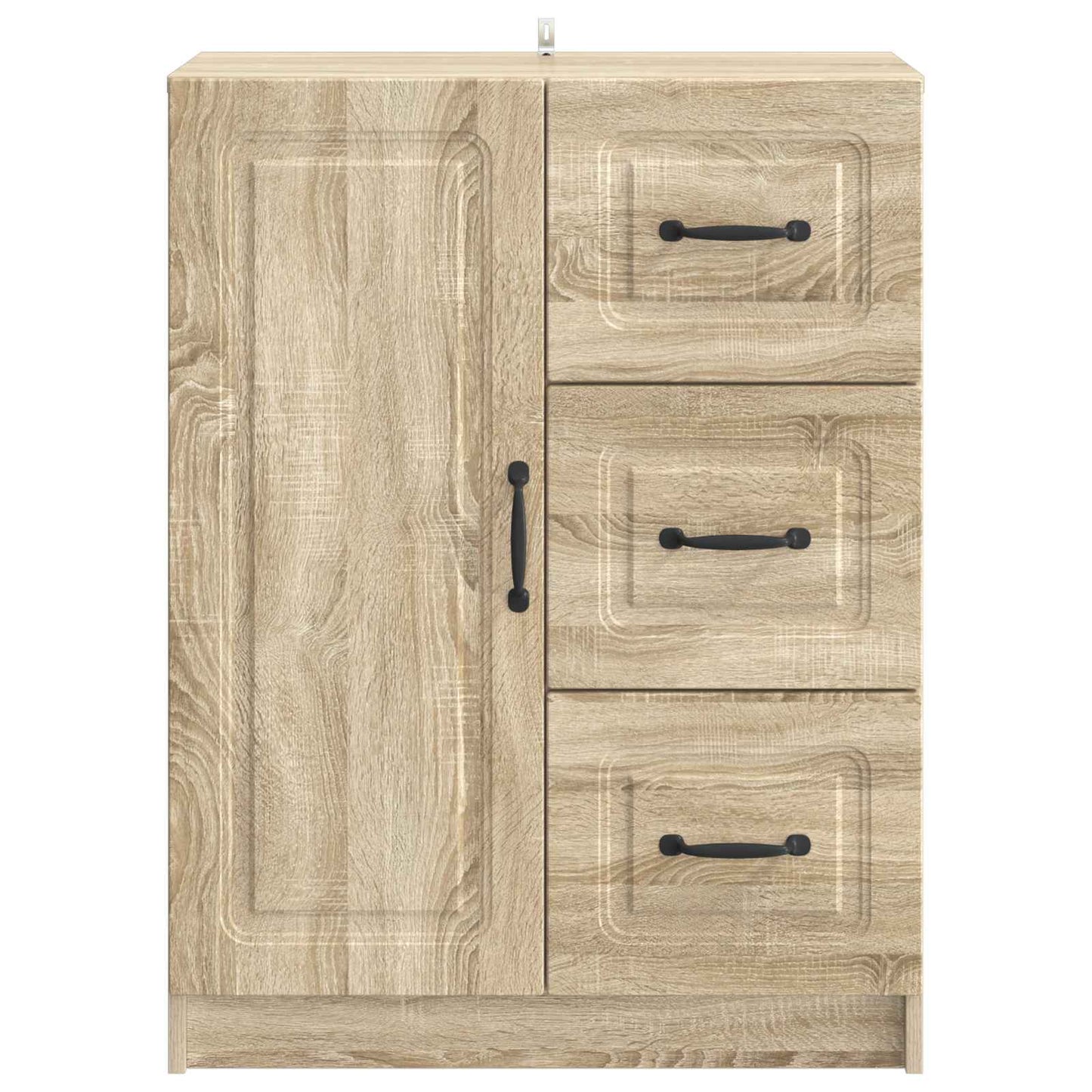 Dressoir met lade Sonoma Eiken 66 x 34,5 x 87 cm Bewerkt hout