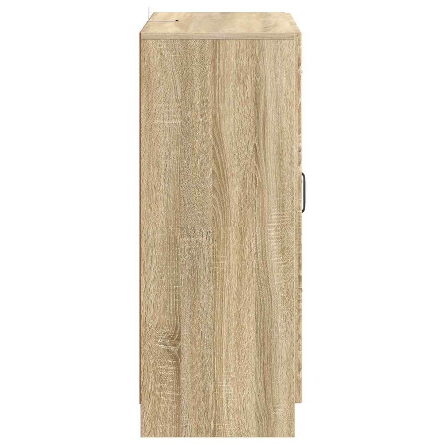 Dressoir met lade Sonoma Eiken 66 x 34,5 x 87 cm Bewerkt hout