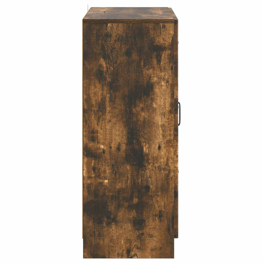 Dressoir met lade Gerookt eiken 66 x 34,5 x 87 cm Bewerkt hout