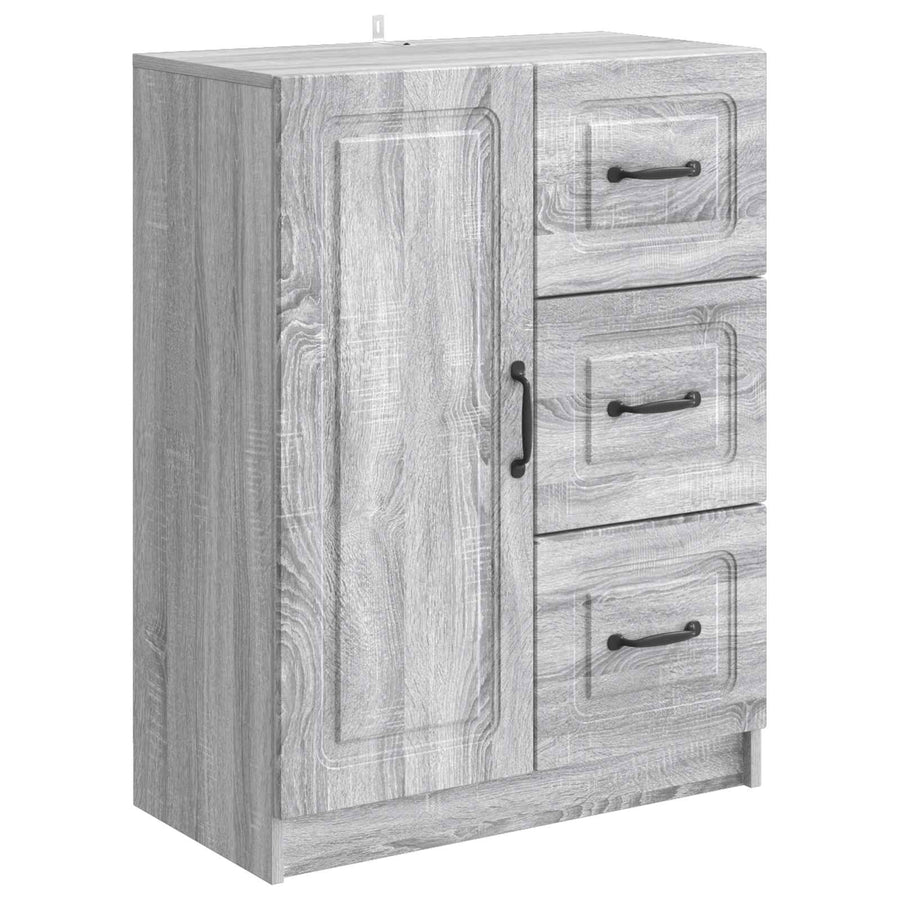 Dressoir met lade Grijs sonoma 66 x 34,5 x 87 cm Bewerkt hout