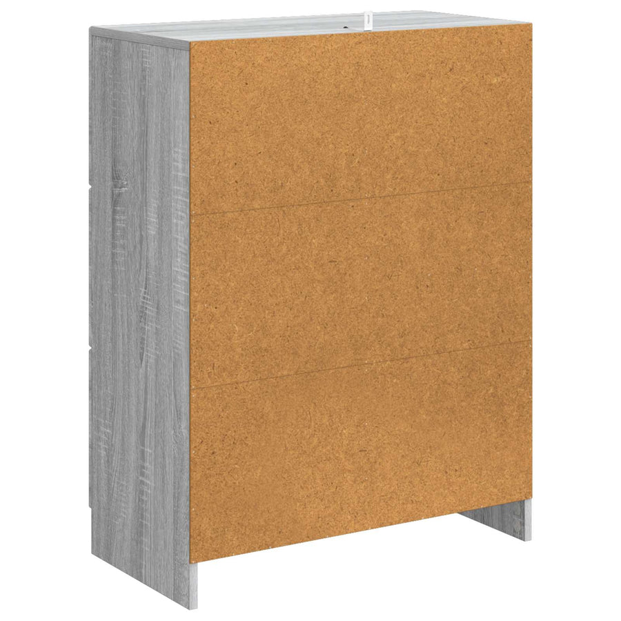 Dressoir met lade Grijs sonoma 66 x 34,5 x 87 cm Bewerkt hout