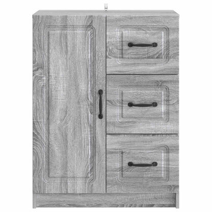 Dressoir met lade Grijs sonoma 66 x 34,5 x 87 cm Bewerkt hout