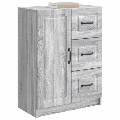 Dressoir met lade Grijs sonoma 66 x 34,5 x 87 cm Bewerkt hout