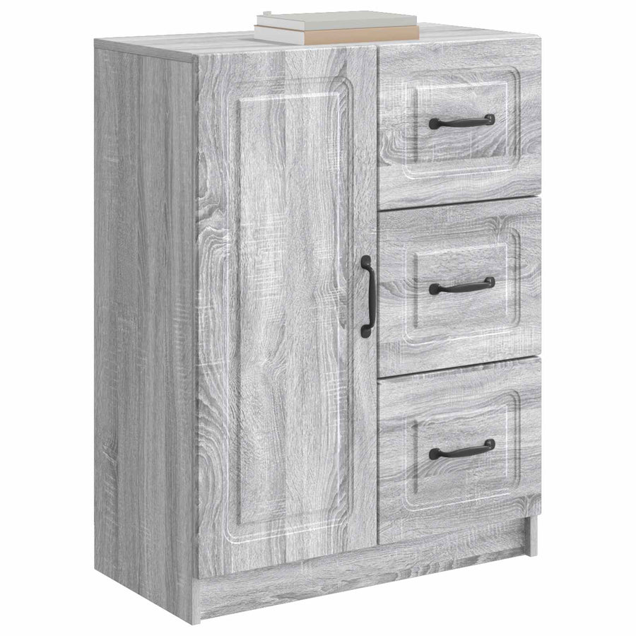 Dressoir met lade Grijs sonoma 66 x 34,5 x 87 cm Bewerkt hout