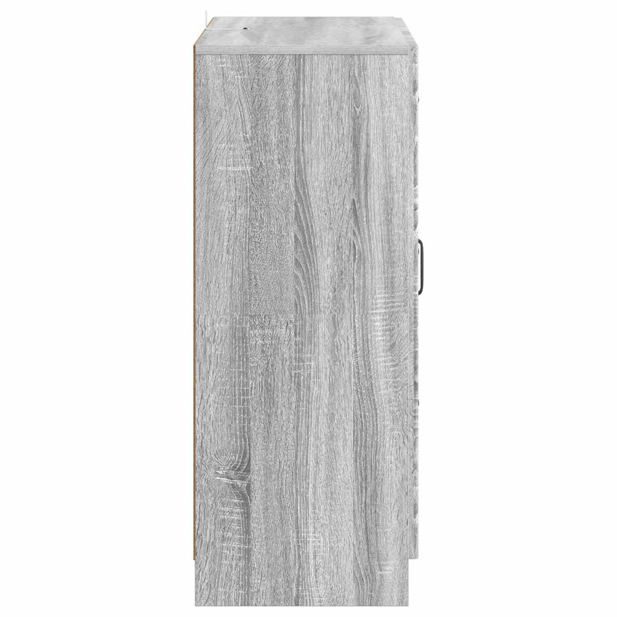 Dressoir met lade Grijs sonoma 66 x 34,5 x 87 cm Bewerkt hout