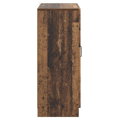 Dressoir met lade Oud hout 66 x 34,5 x 87 cm Bewerkt hout