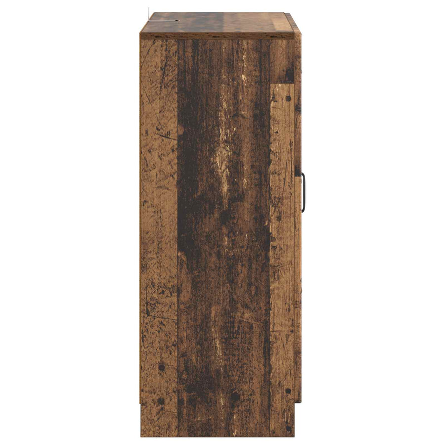 Dressoir met lade Oud hout 66 x 34,5 x 87 cm Bewerkt hout
