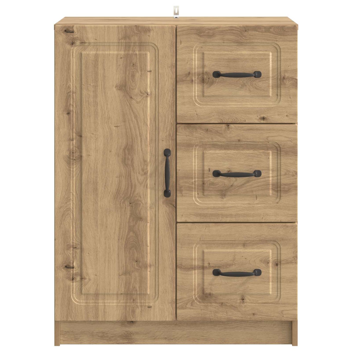 Dressoir Artisanaal eiken 66 x 34,5 x 87 cm Bewerkt hout