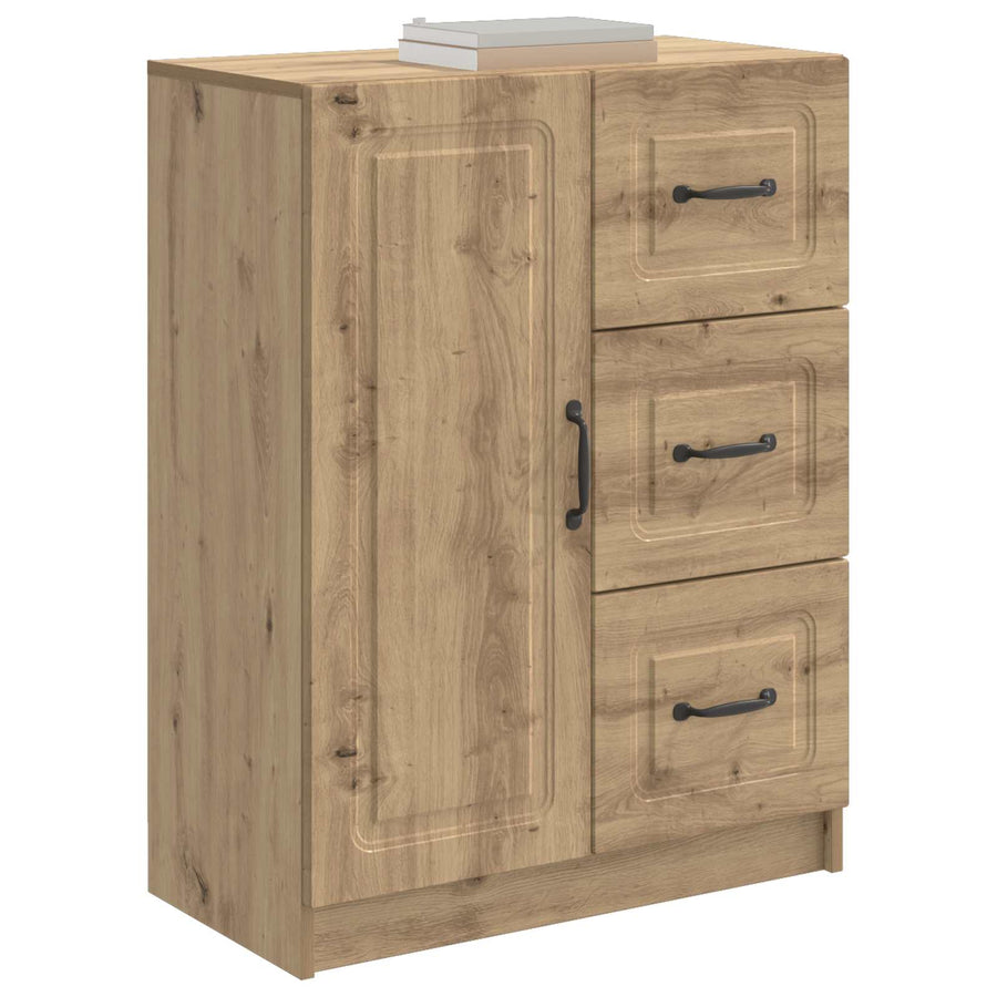Dressoir Artisanaal eiken 66 x 34,5 x 87 cm Bewerkt hout