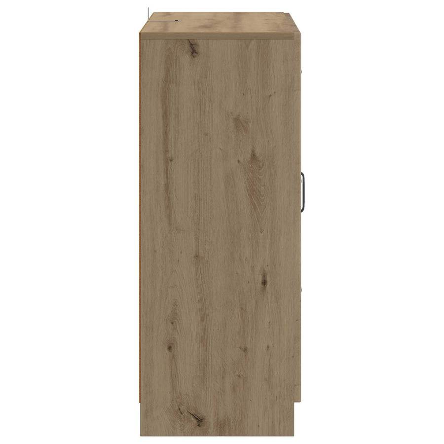 Dressoir Artisanaal eiken 66 x 34,5 x 87 cm Bewerkt hout