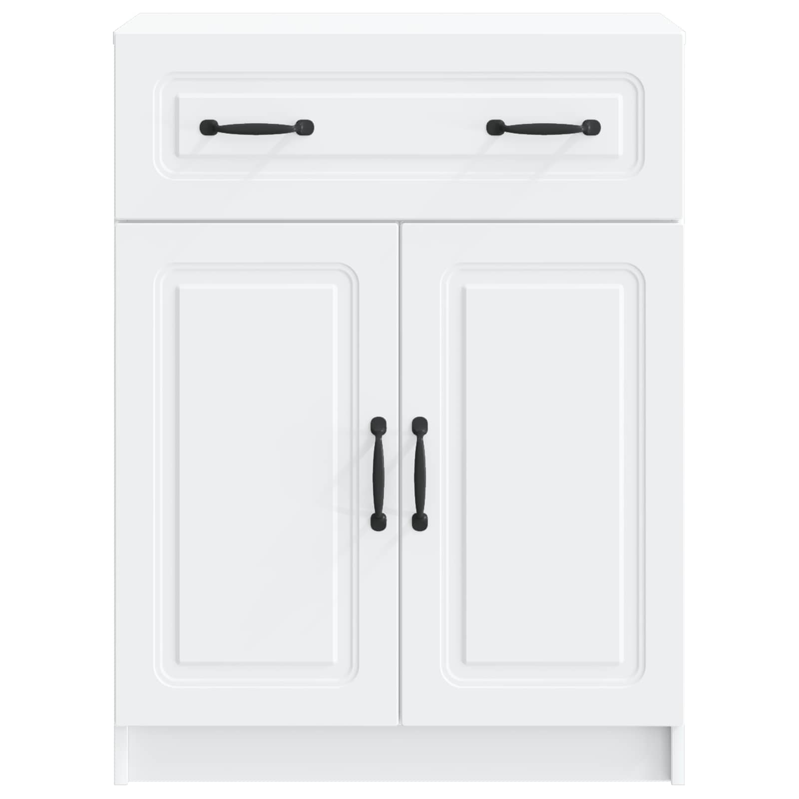 Dressoir met lade Wit 66 x 34,5 x 87 cm Bewerkt hout