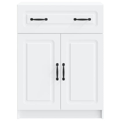 Dressoir met lade Wit 66 x 34,5 x 87 cm Bewerkt hout