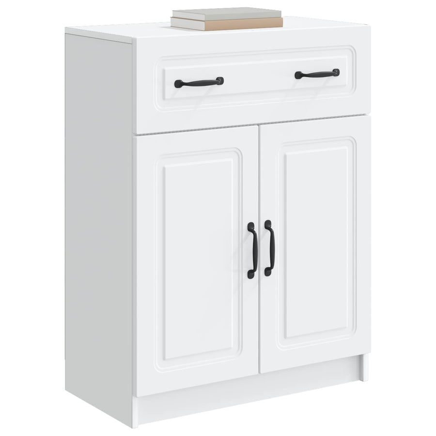 Dressoir met lade Wit 66 x 34,5 x 87 cm Bewerkt hout