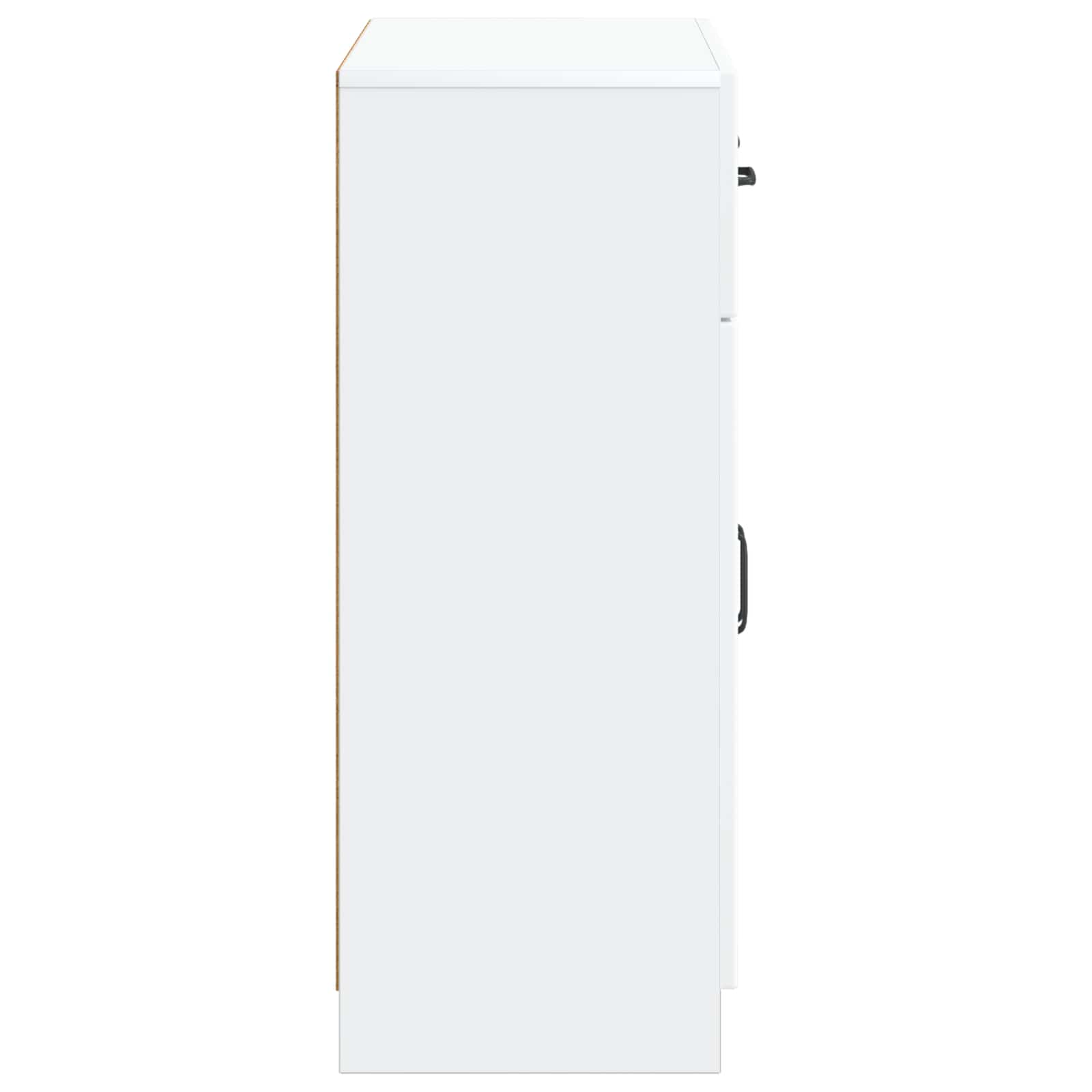 Dressoir met lade Wit 66 x 34,5 x 87 cm Bewerkt hout