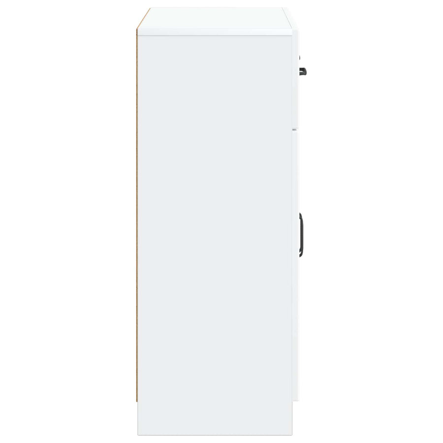 Dressoir met lade Wit 66 x 34,5 x 87 cm Bewerkt hout