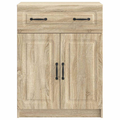 Dressoir met lade Sonoma Eiken 66 x 34,5 x 87 cm Bewerkt hout