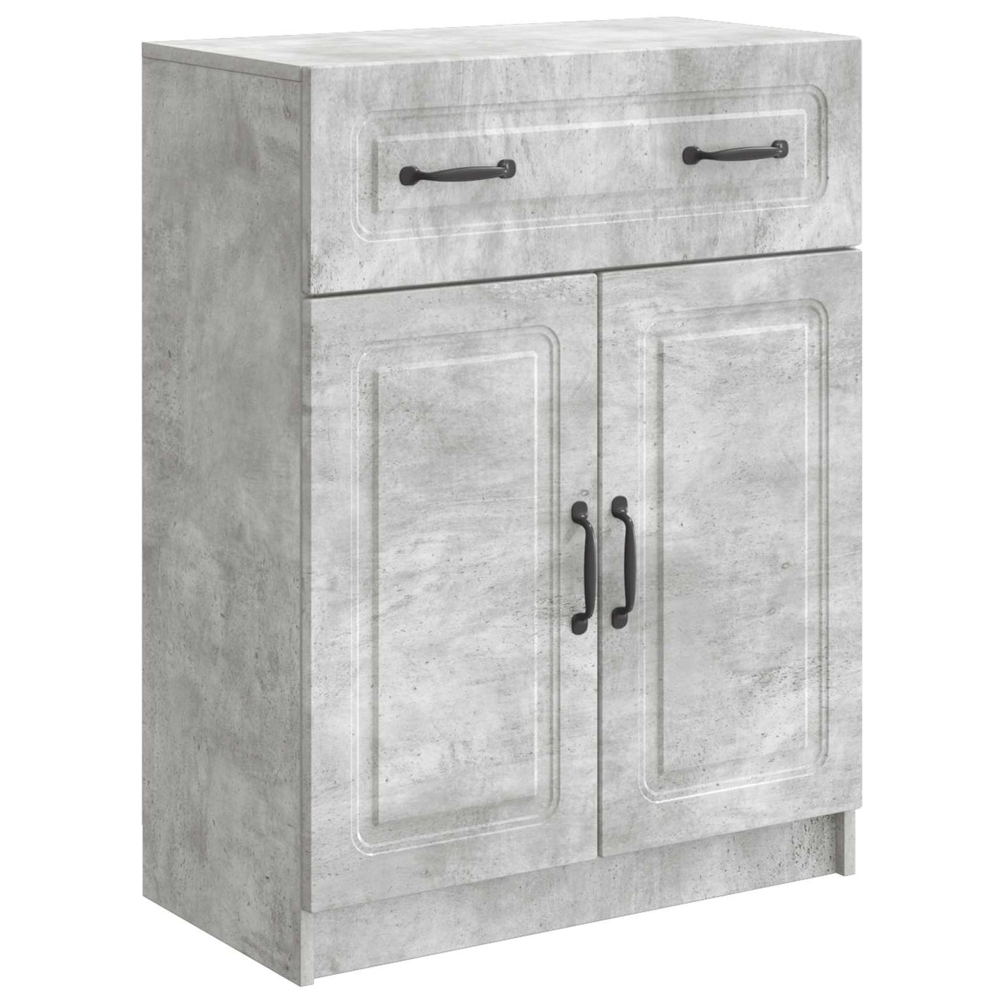 Dressoir met lade Betongrijs 66 x 34,5 x 87 cm Bewerkt hout