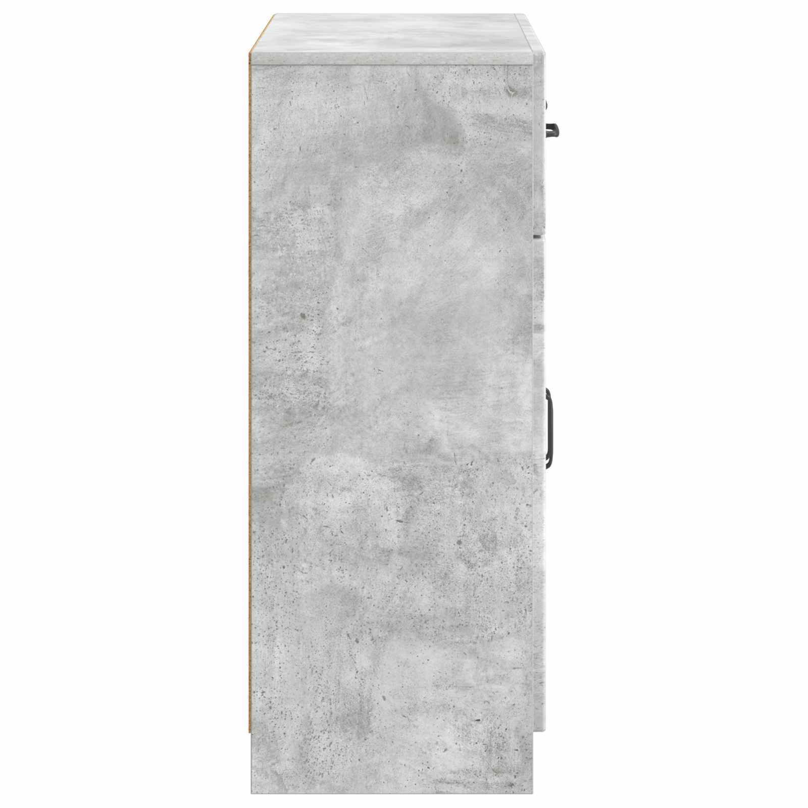 Dressoir met lade Betongrijs 66 x 34,5 x 87 cm Bewerkt hout