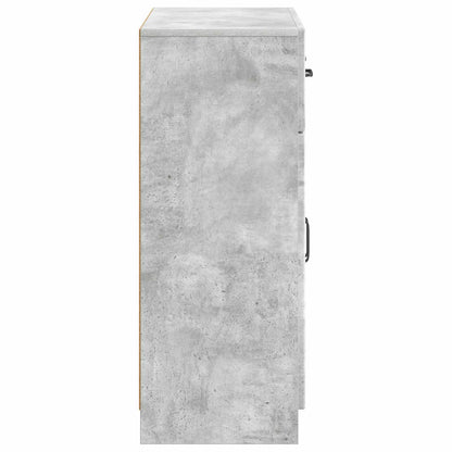 Dressoir met lade Betongrijs 66 x 34,5 x 87 cm Bewerkt hout