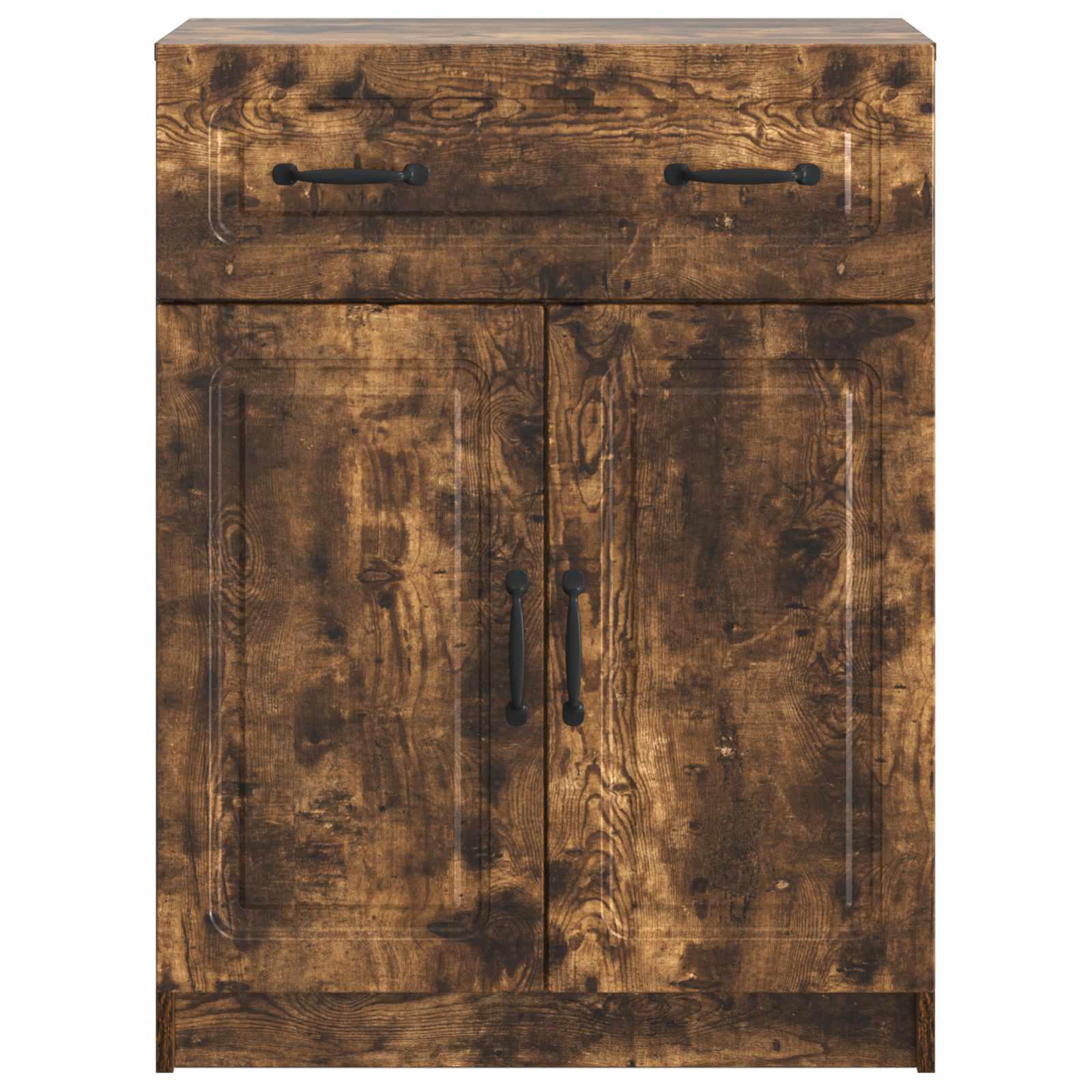 Dressoir met lade Gerookt eiken 66 x 34,5 x 87 cm Bewerkt hout
