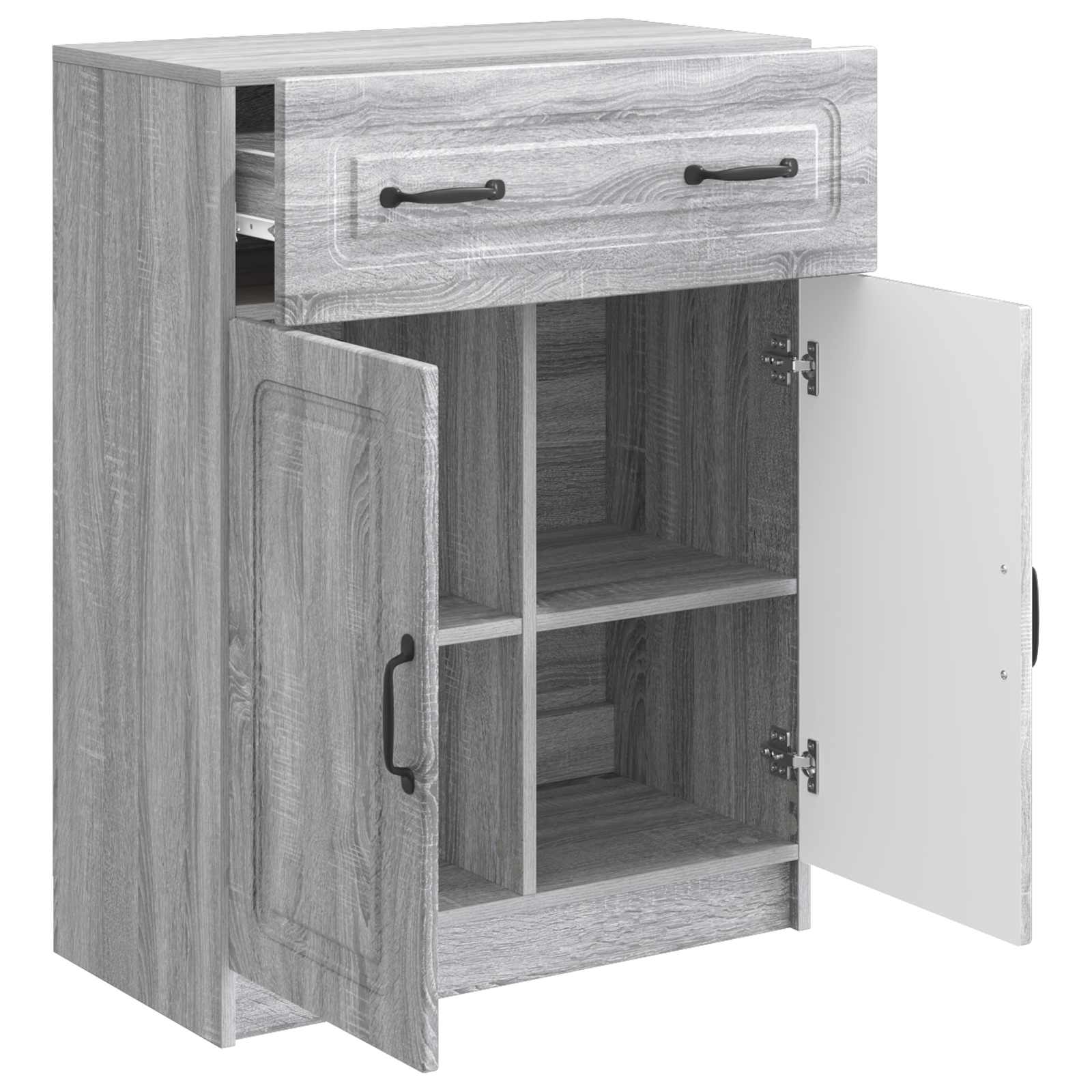 Dressoir met lade Grijs sonoma 66 x 34,5 x 87 cm Bewerkt hout