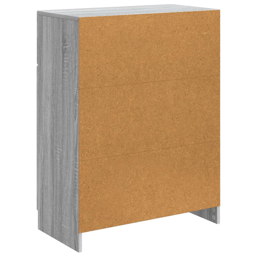 Dressoir met lade Grijs sonoma 66 x 34,5 x 87 cm Bewerkt hout