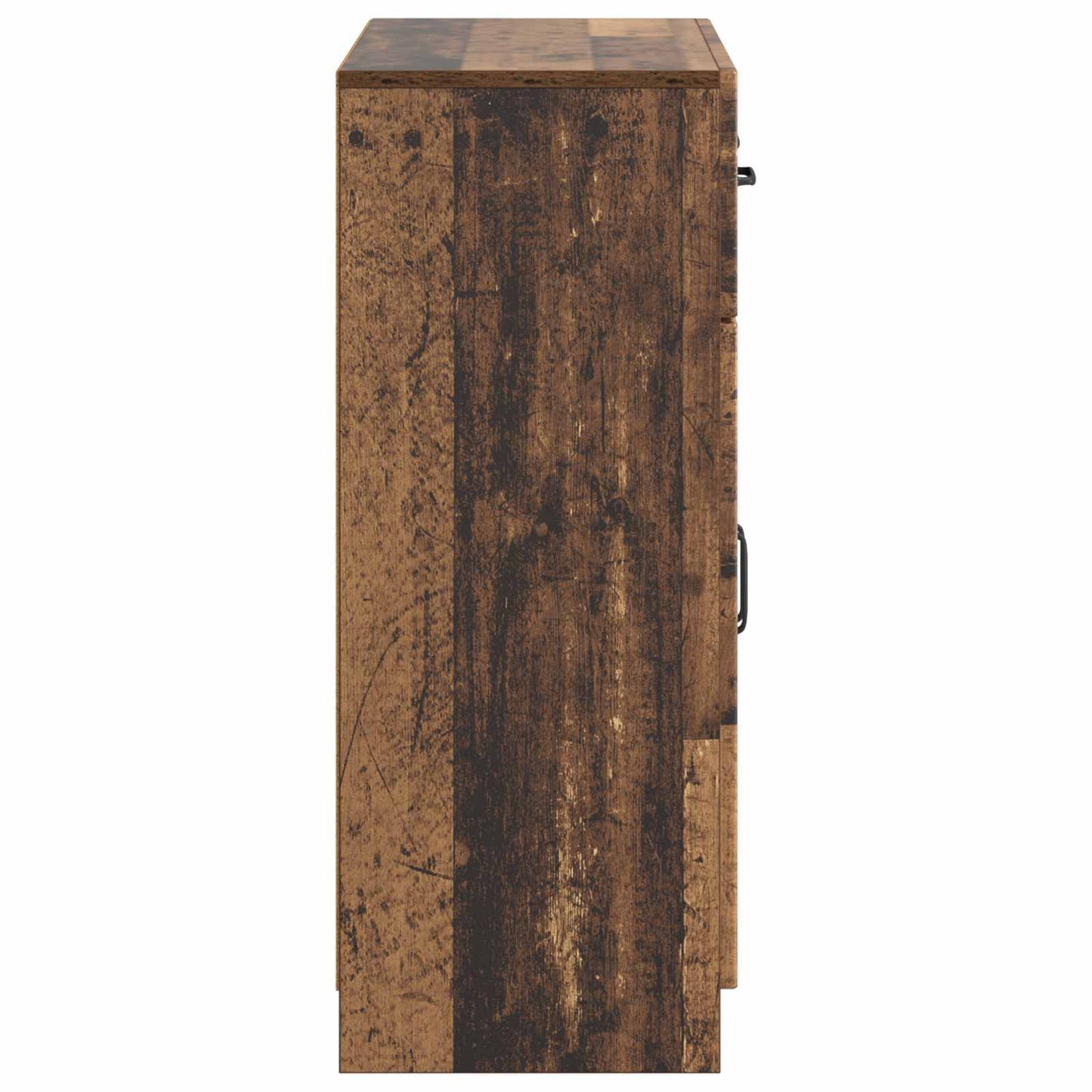 Dressoir met lade Oud hout 66 x 34,5 x 87 cm Bewerkt hout