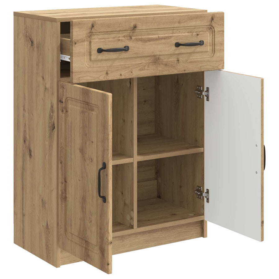 Dressoir Artisanaal eiken 66 x 34,5 x 87 cm Bewerkt hout