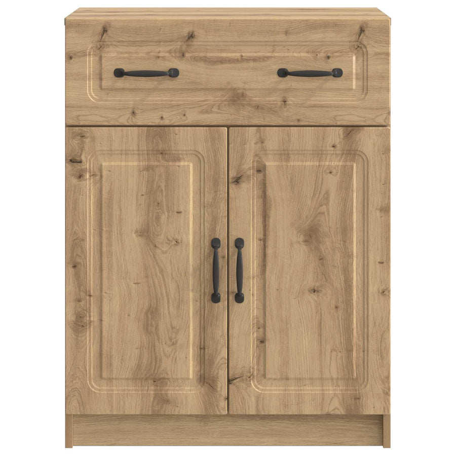 Dressoir Artisanaal eiken 66 x 34,5 x 87 cm Bewerkt hout