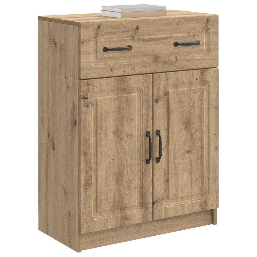 Dressoir Artisanaal eiken 66 x 34,5 x 87 cm Bewerkt hout