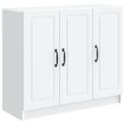 Dressoir Wit 89 x 34,5 x 77 cm Bewerkt hout