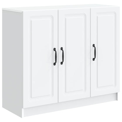 Dressoir Wit 89 x 34,5 x 77 cm Bewerkt hout