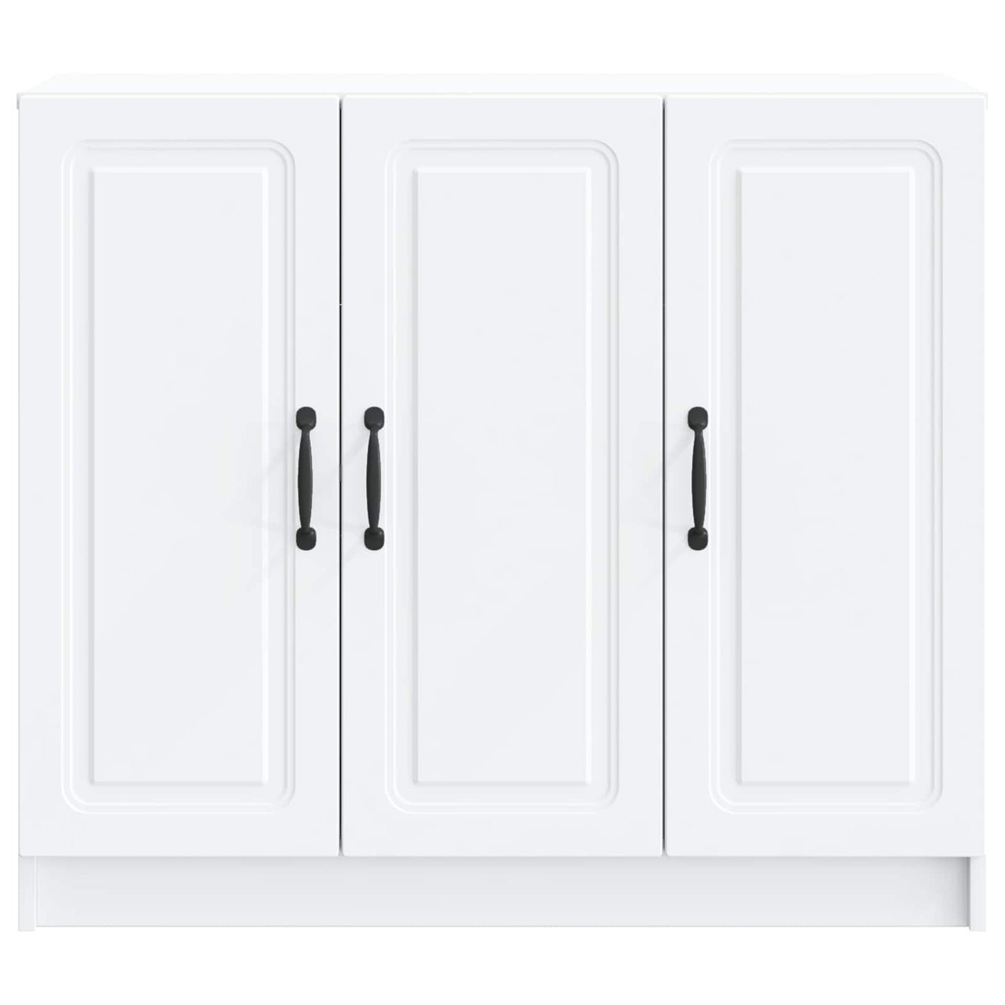 Dressoir Wit 89 x 34,5 x 77 cm Bewerkt hout