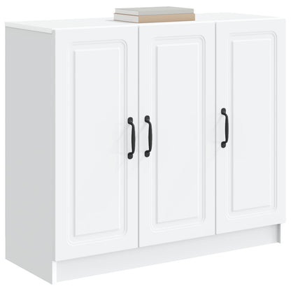 Dressoir Wit 89 x 34,5 x 77 cm Bewerkt hout