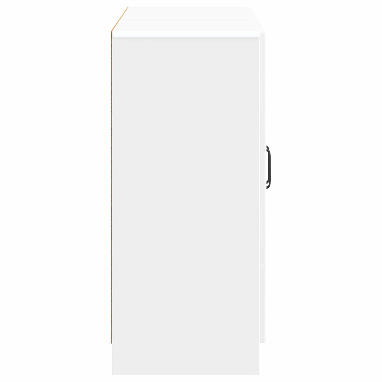 Dressoir Wit 89 x 34,5 x 77 cm Bewerkt hout