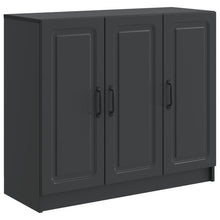 Dressoir Zwart 89 x 34,5 x 77 cm Bewerkt hout