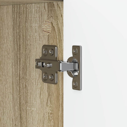 Dressoir Sonoma Eiken 89 x 34,5 x 77 cm Bewerkt hout