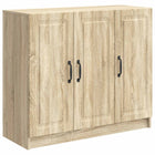Dressoir 89x34,5x77 cm bewerkt hout Sonoma eiken