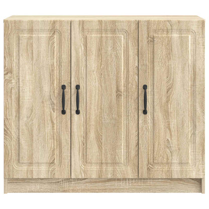 Dressoir Sonoma Eiken 89 x 34,5 x 77 cm Bewerkt hout
