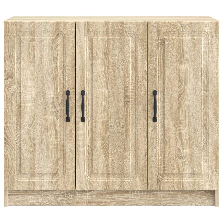 Dressoir Sonoma Eiken 89 x 34,5 x 77 cm Bewerkt hout