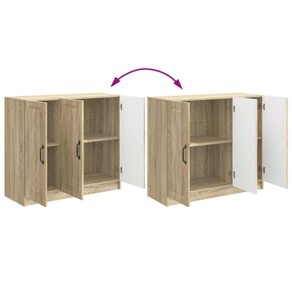 Dressoir Sonoma Eiken 89 x 34,5 x 77 cm Bewerkt hout