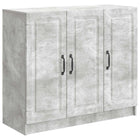 Dressoir 89x34,5x77 cm bewerkt hout betongrijs