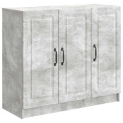 Dressoir 89x34,5x77 cm bewerkt hout betongrijs