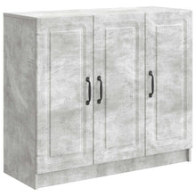 Dressoir Betongrijs 89 x 34,5 x 77 cm Bewerkt hout