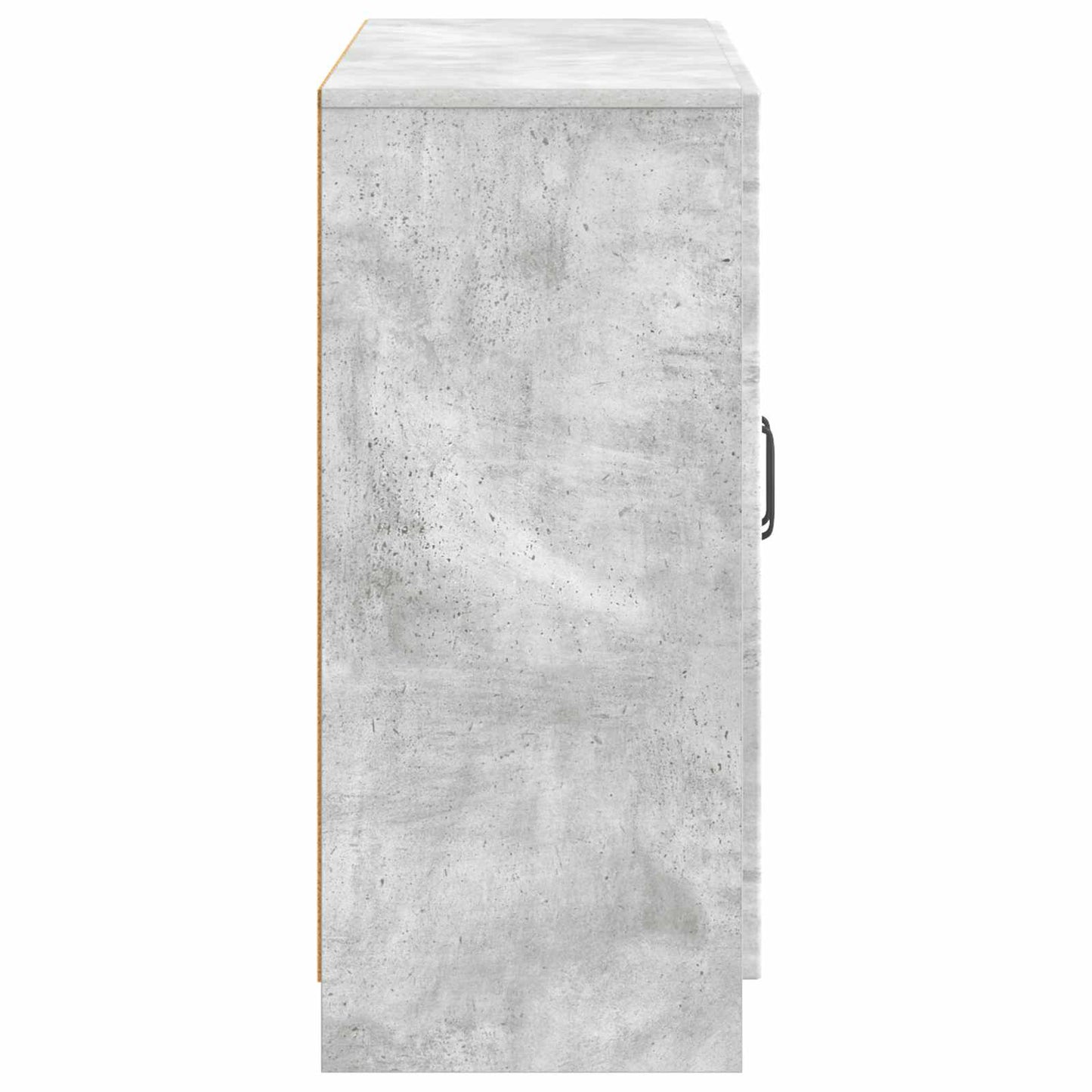 Dressoir Betongrijs 89 x 34,5 x 77 cm Bewerkt hout