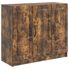 Dressoir gerookt eiken 89x34,5x77 cm