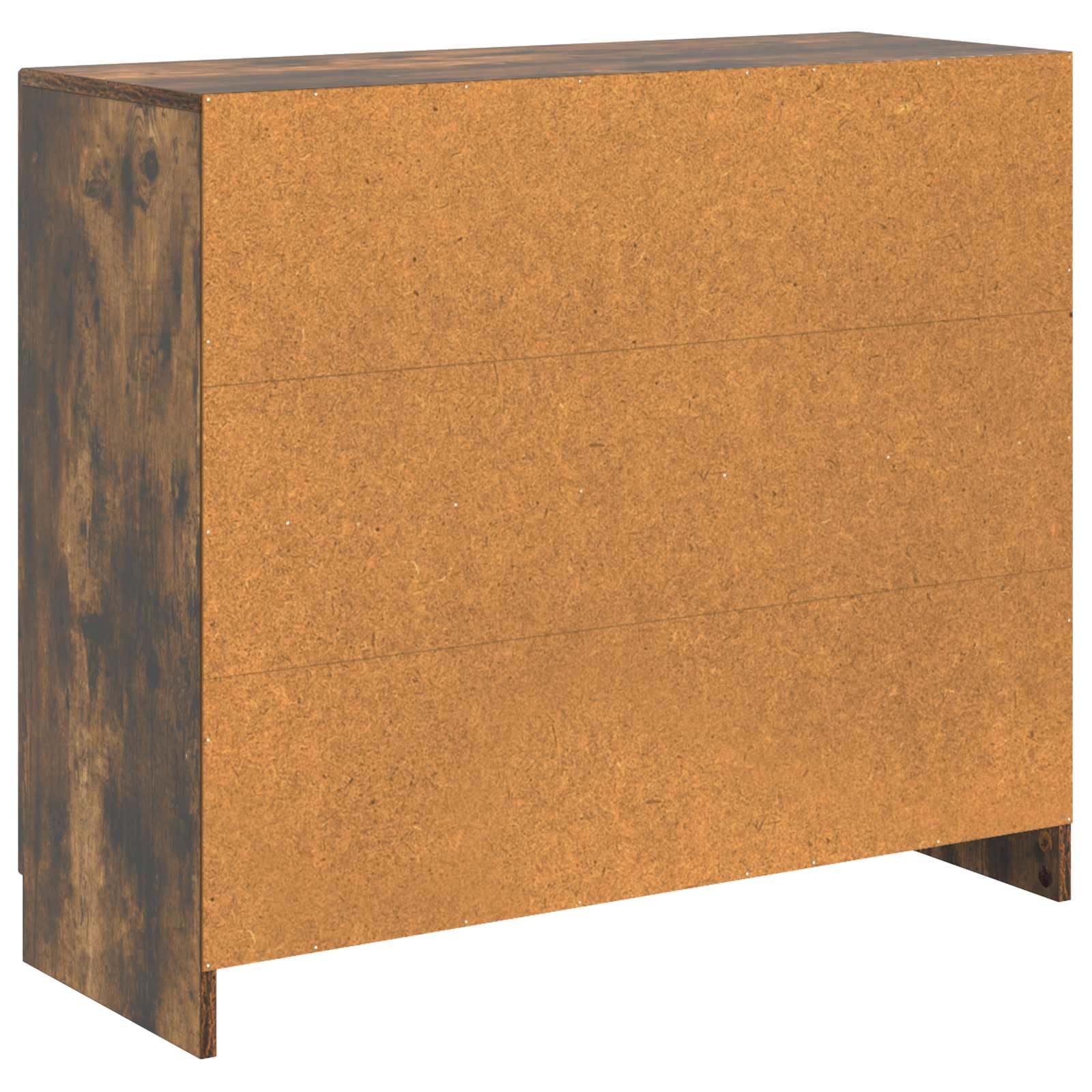 Dressoir Gerookt eiken 89 x 34,5 x 77 cm Bewerkt hout