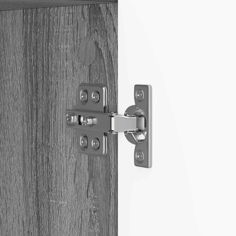Dressoir Grijs sonoma 89 x 34,5 x 77 cm Bewerkt hout