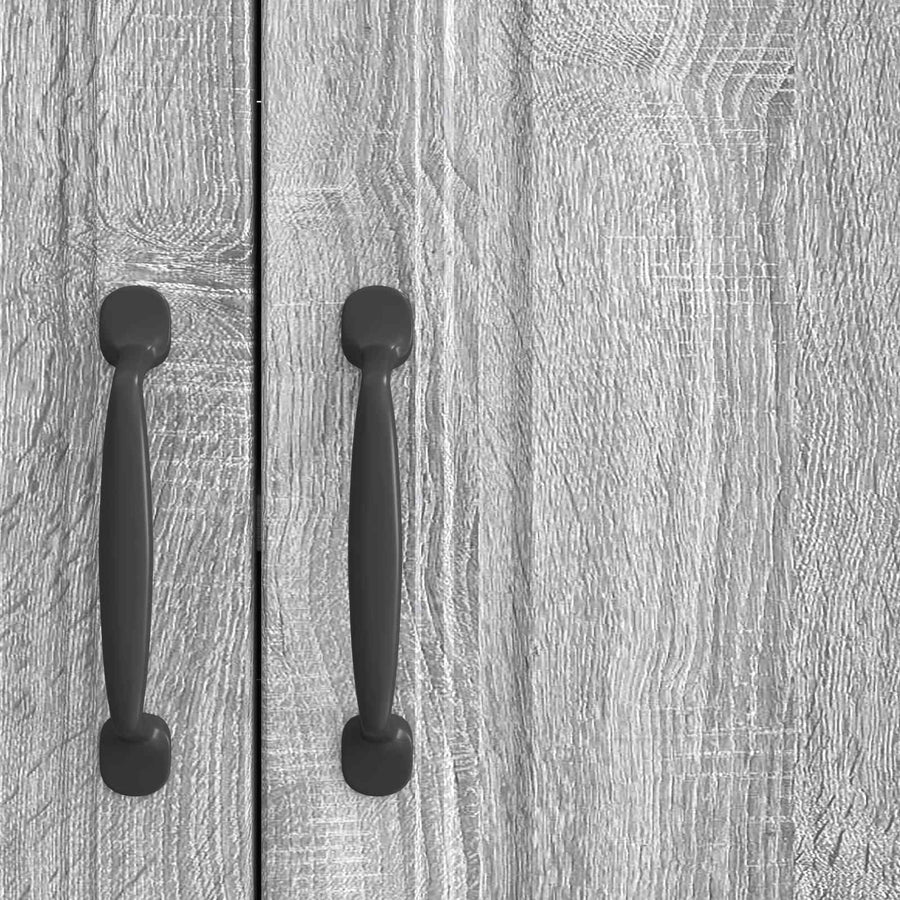 Dressoir Grijs sonoma 89 x 34,5 x 77 cm Bewerkt hout